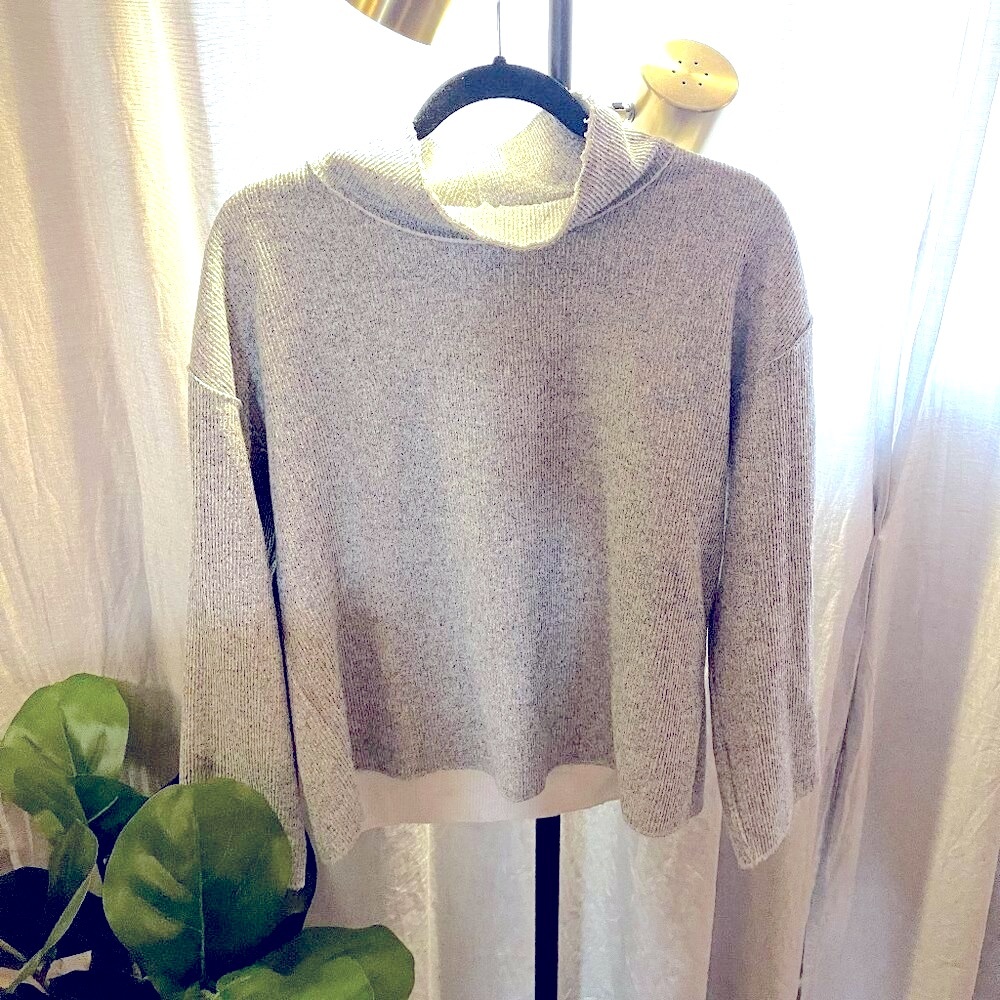 REPUBLIC oversize gray med/heavyweight sweatshirt Med/LG‎